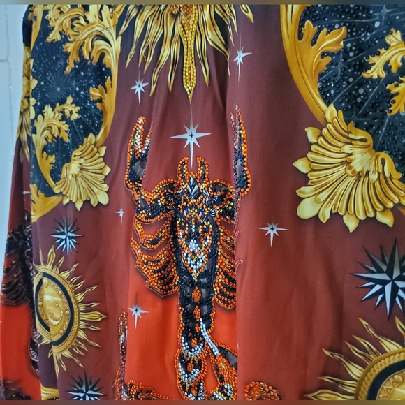 NWT Barabas Cogent Approach Rhinestone Long Sleeve Shirt Size M - Picture 11 of 12